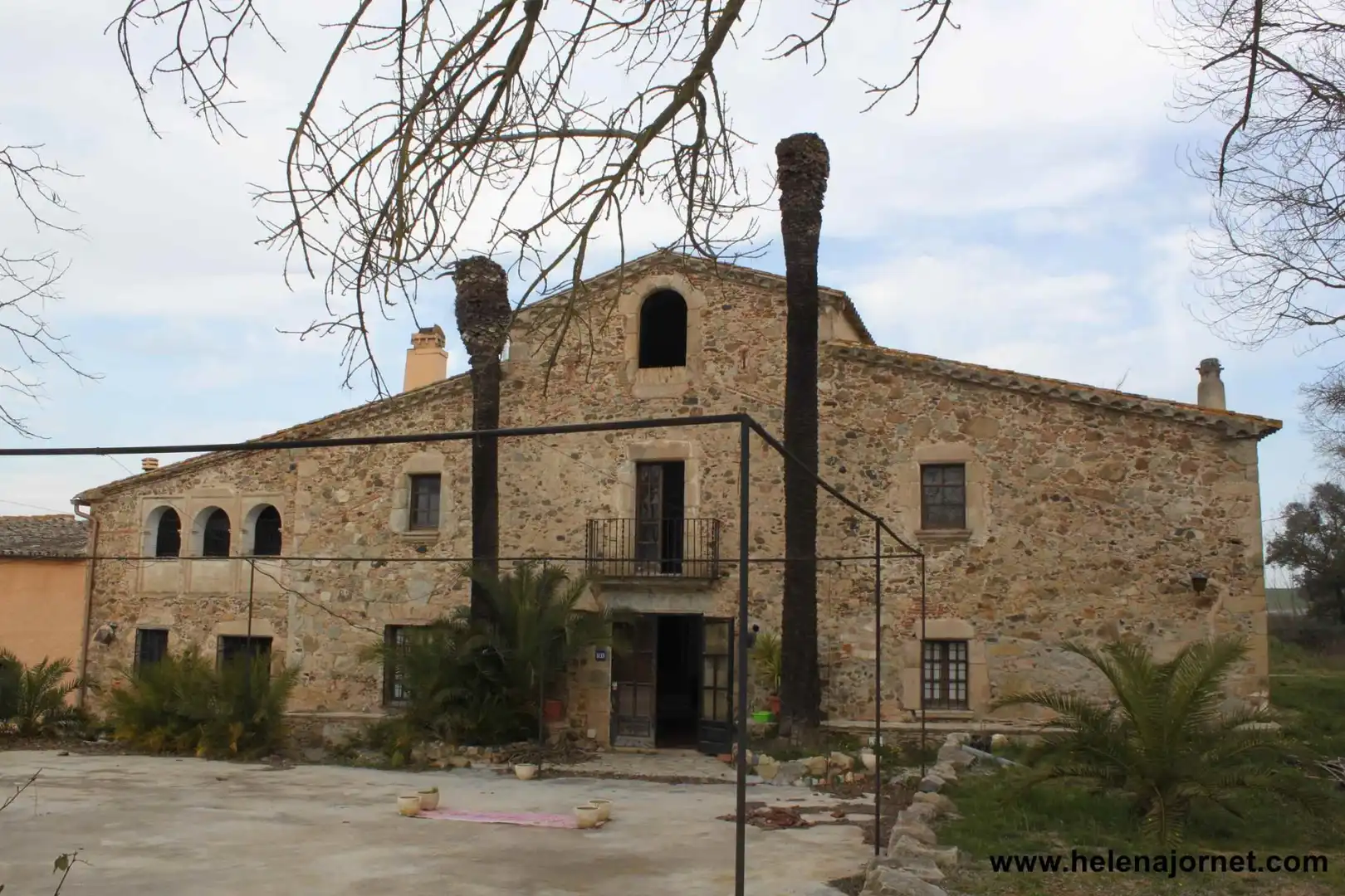 Vista exterior de Finca rústica en venta en Llagostera con Calefacción