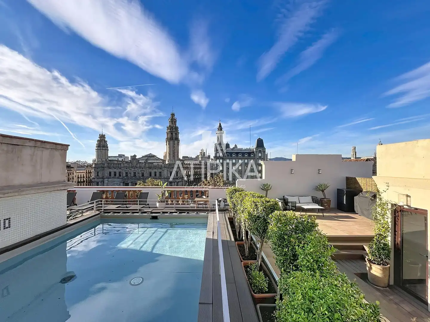 Vista exterior de Piso en venta en Barcelona con Aire acondicionado, Calefacción y Parquet