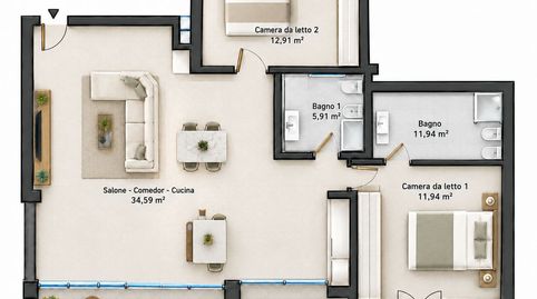 Foto 5 de Apartamento en venta en Calle León Felipe, 9, Armeñime - Las Moraditas - Las Cancelas, Adeje