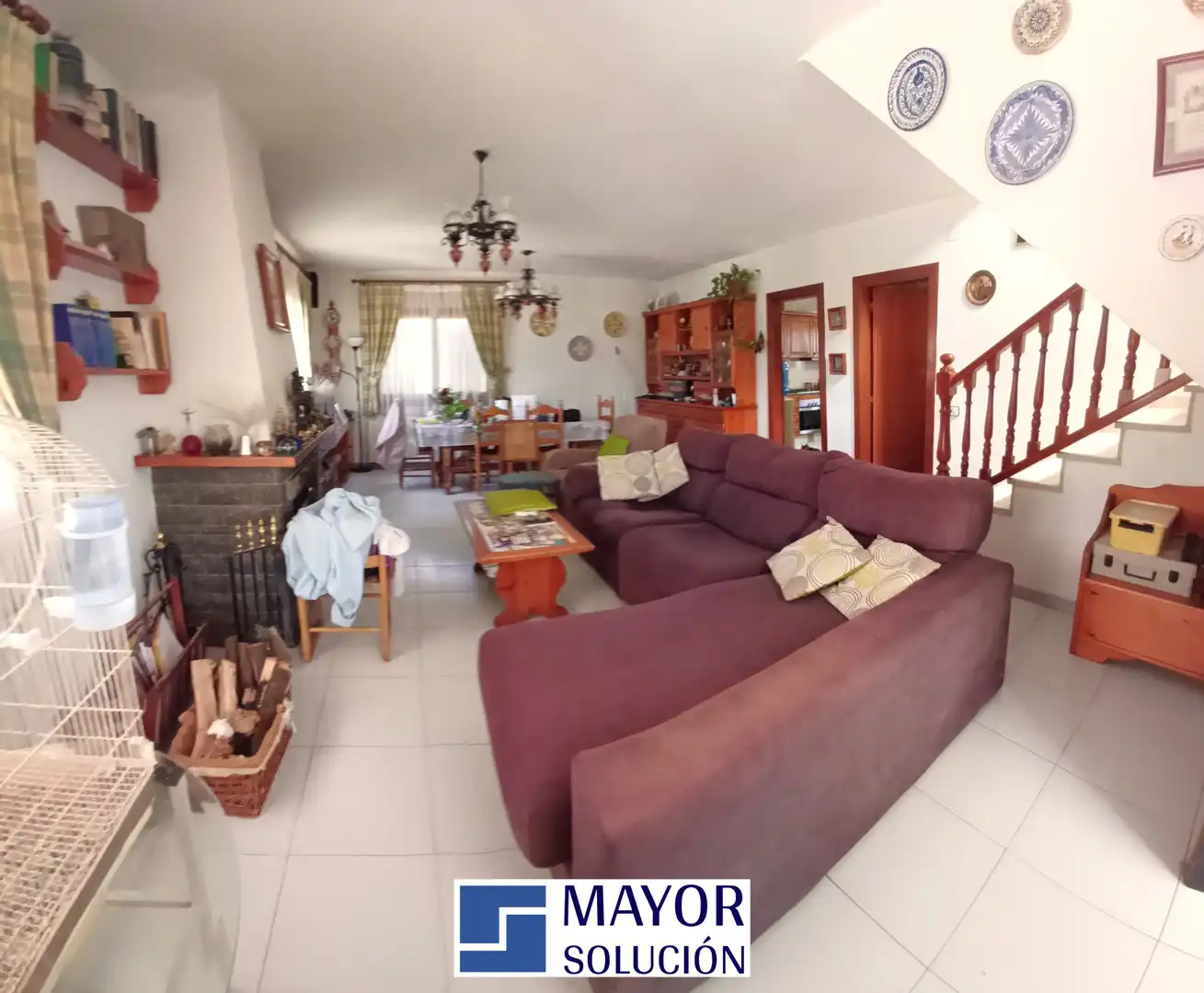Sala de estar de Casa o chalet en venta en Bigues i Riells del Fai con Calefacción, Jardín privado y Terraza