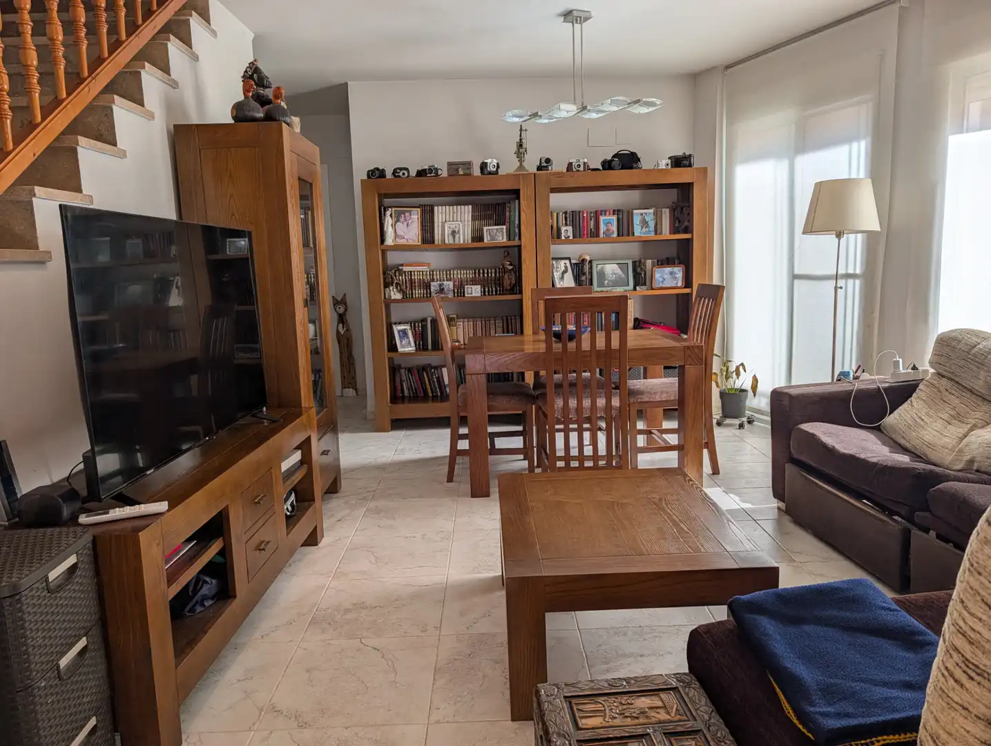 Sala d'estar de Casa adosada en venda en Gilet amb Aire condicionat, Terrassa i Traster