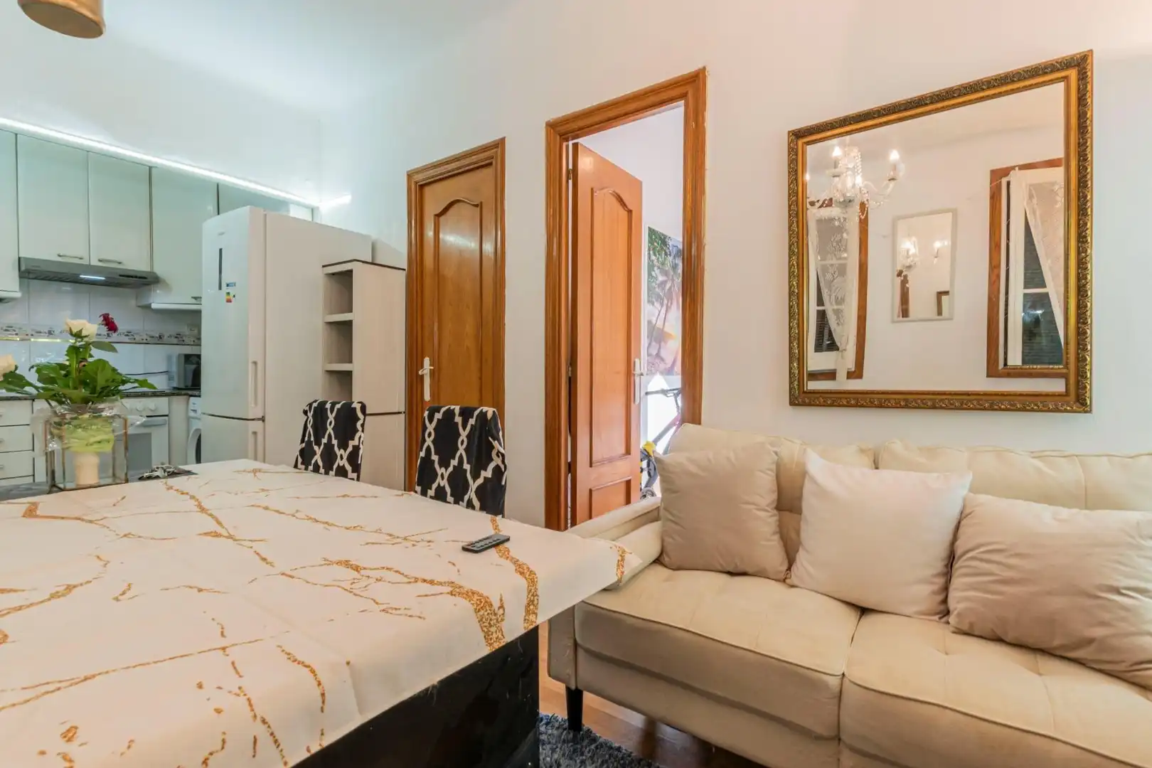 Sala de estar de Piso en venta en Barcelona con Aire acondicionado, Calefacción y Parquet