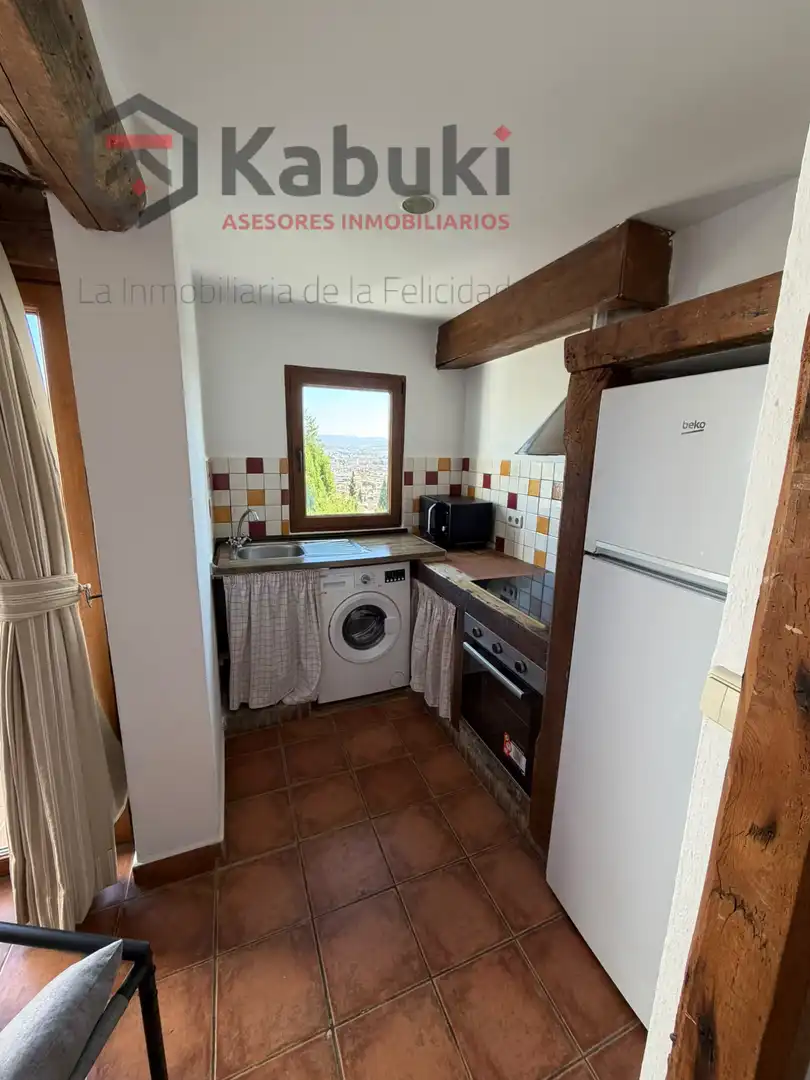 Kitchen of Flat for rent in Granada  with Air Conditioner, Heating and Terrace