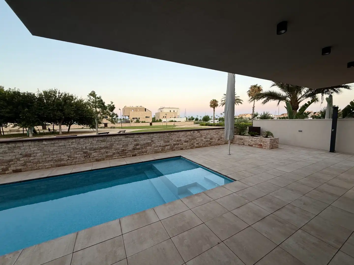 Piscina de Casa o chalet en venta en Pilar de la Horadada con Aire acondicionado, Jardín privado y Terraza
