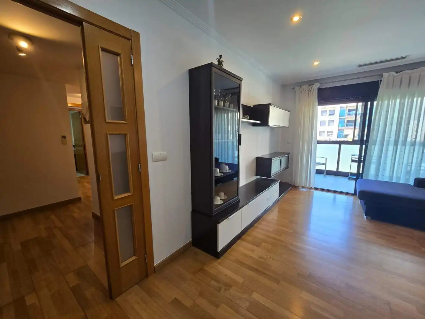 Living room of Flat for sale in Santa Pola  with Air Conditioner, Private garden and Terrace