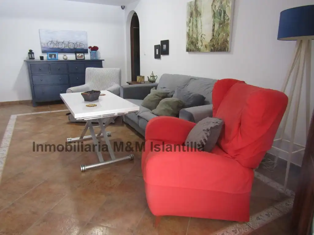 Sala de estar de Apartamento en venta en Ayamonte con Jardín privado, Amueblado y Horno