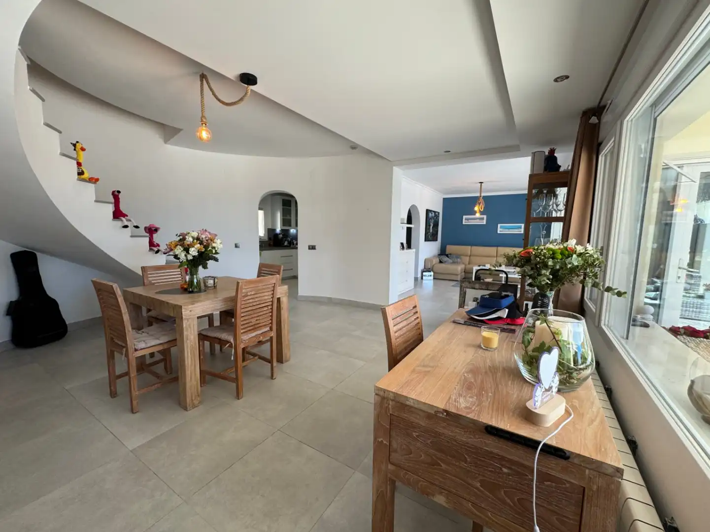 Dining room of Houses for sale in Moraira  with Air Conditioner, Heating and Private garden