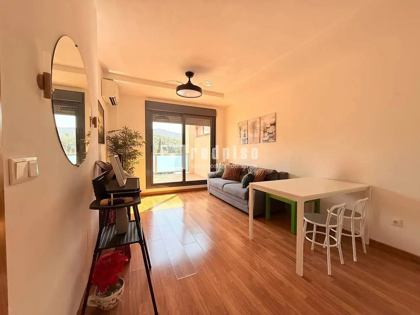 Sala de estar de Piso en venta en Vegas de Matute con Aire acondicionado, Terraza y Amueblado