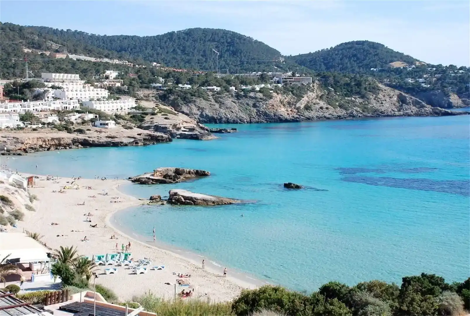 Vista exterior de Pis en venda en Sant Josep de sa Talaia amb Aire condicionat, Jardí privat i Traster