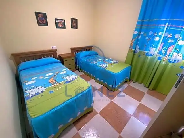 Bedroom of Flat for sale in Los Blázquez  with Air Conditioner, Terrace and Furnished