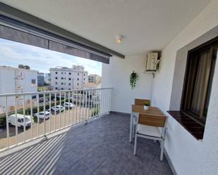 Balcony of Flat to rent in Vilanova i la Geltrú  with Air Conditioner, Heating and Parquet flooring