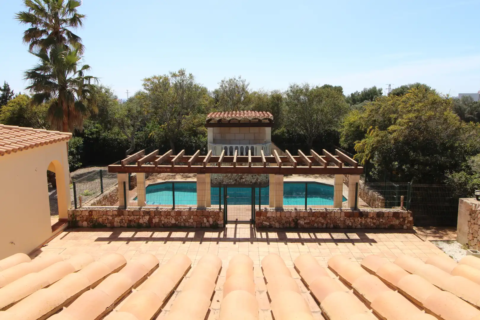 Swimming pool of Houses for sale in Sant Lluís  with Air Conditioner, Private garden and Terrace