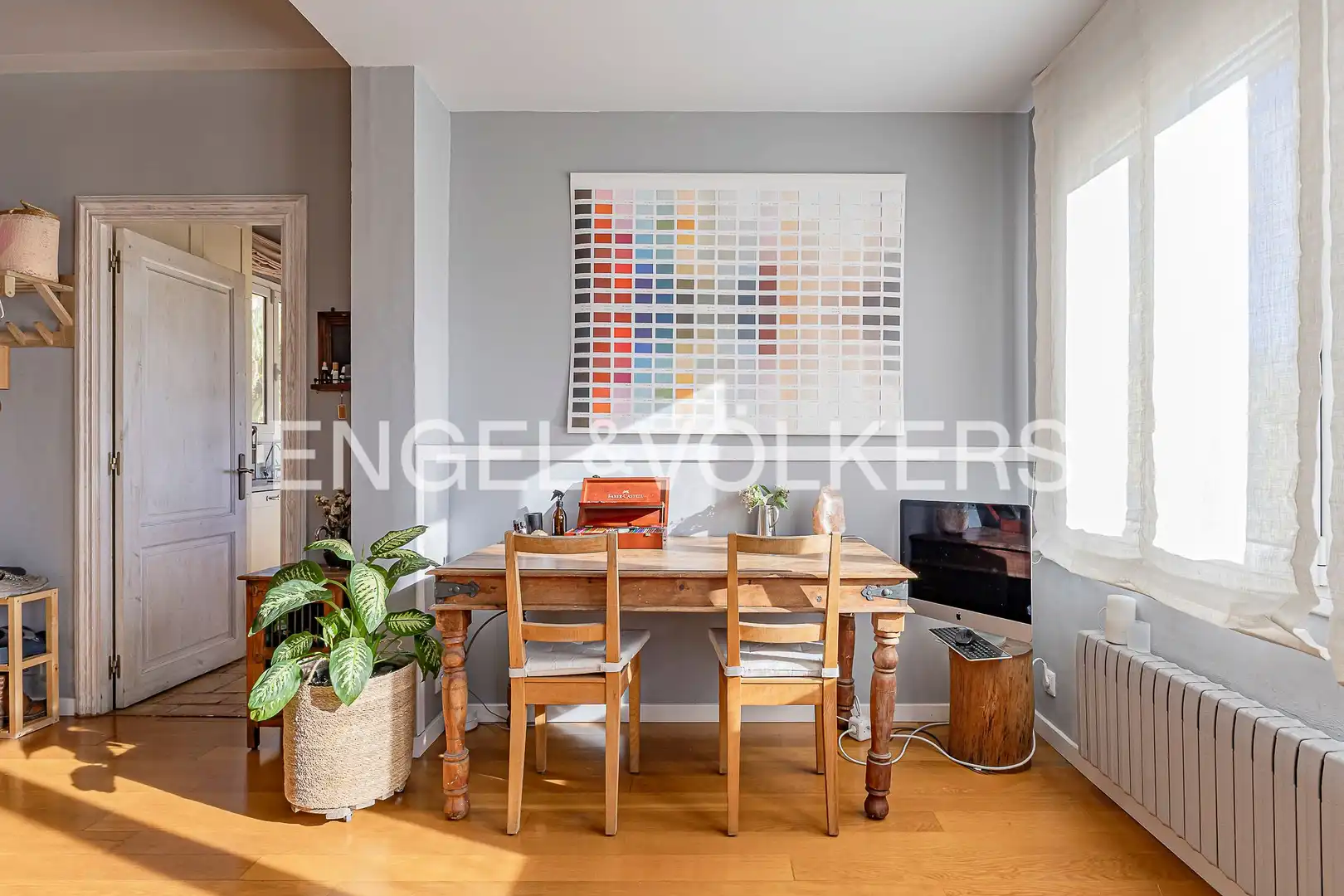 Dining room of Duplexes for sale in Barcelona  with Air Conditioner, Heating and Private garden