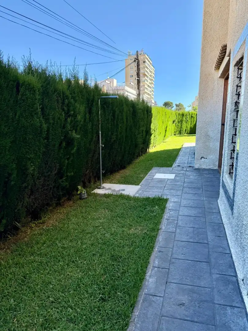 Garten von Erdgeschoss zur Miete in San Javier mit Klimaanlage, Terrasse und Möbliert