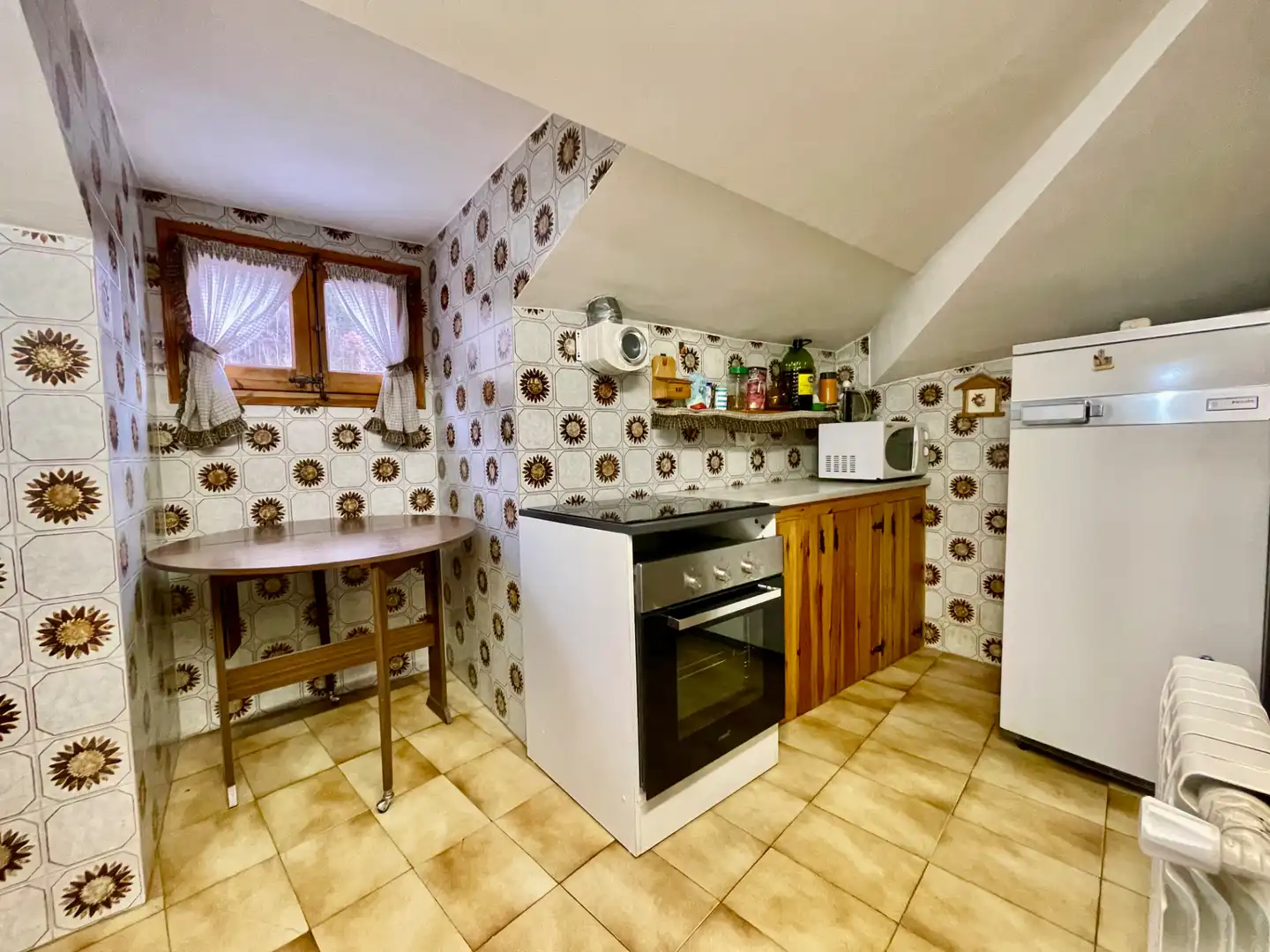 Cocina de Ático en venta en Setcases con Calefacción, Terraza y Amueblado
