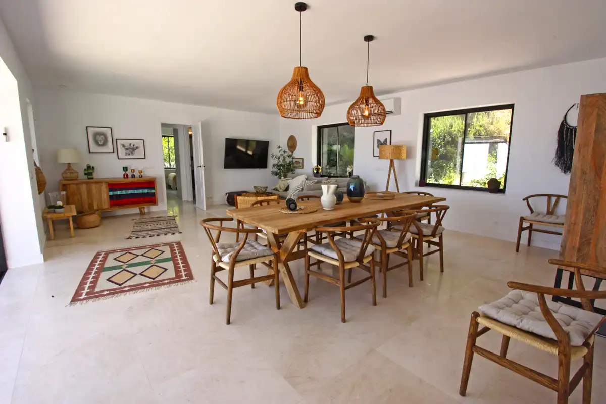 Comedor de Casa o chalet en venta en Benalmádena con Aire acondicionado, Calefacción y Jardín privado