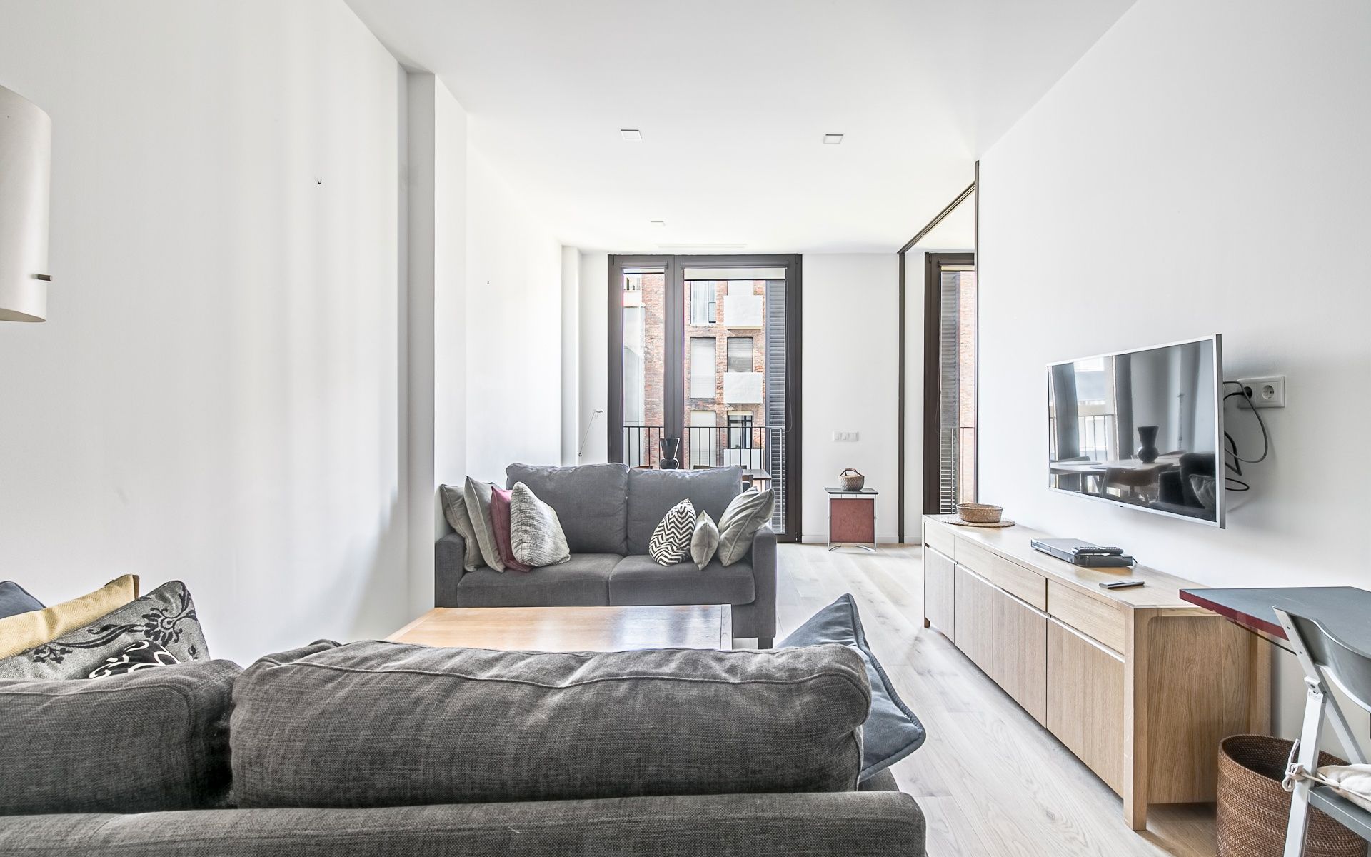 Living room of Duplex to rent in  Barcelona Capital  with Air Conditioner, Heating and Terrace