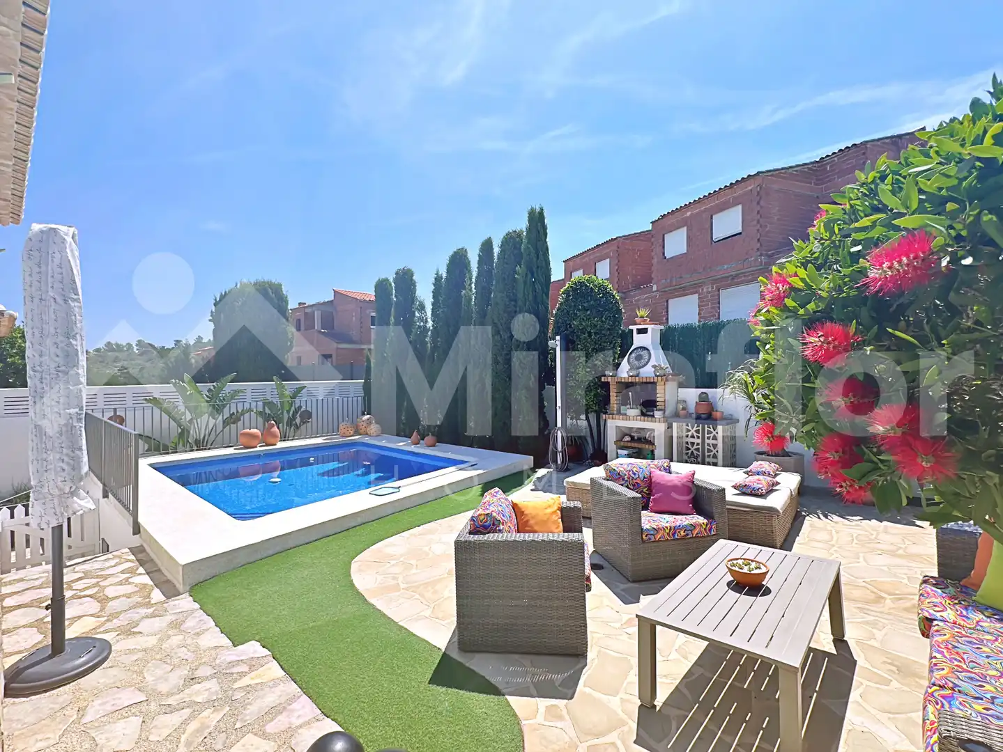 Terrassa de Casa o xalet en venda en El Ràfol d'Almúnia amb Aire condicionat, Calefacció i Jardí privat
