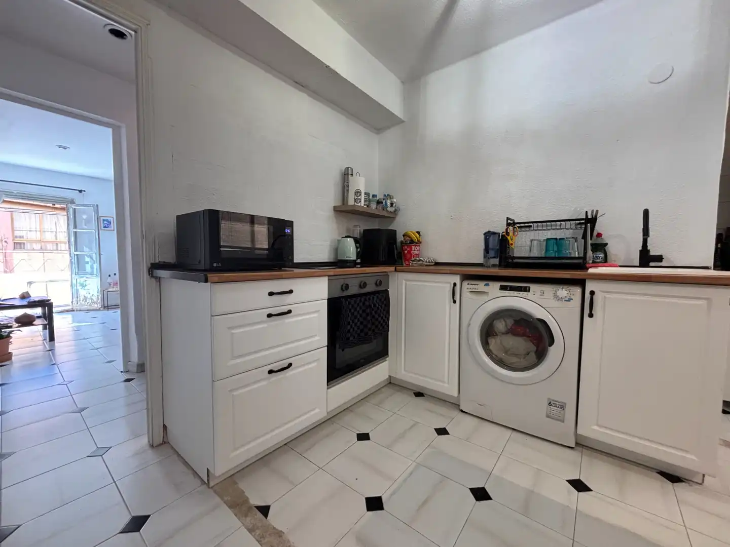 Cocina de Piso en venta en Castellón de la Plana / Castelló de la Plana con Trastero, Amueblado y Horno