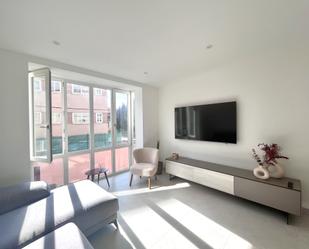Sala d'estar de Apartament de lloguer en  Palma de Mallorca amb Aire condicionat i Moblat