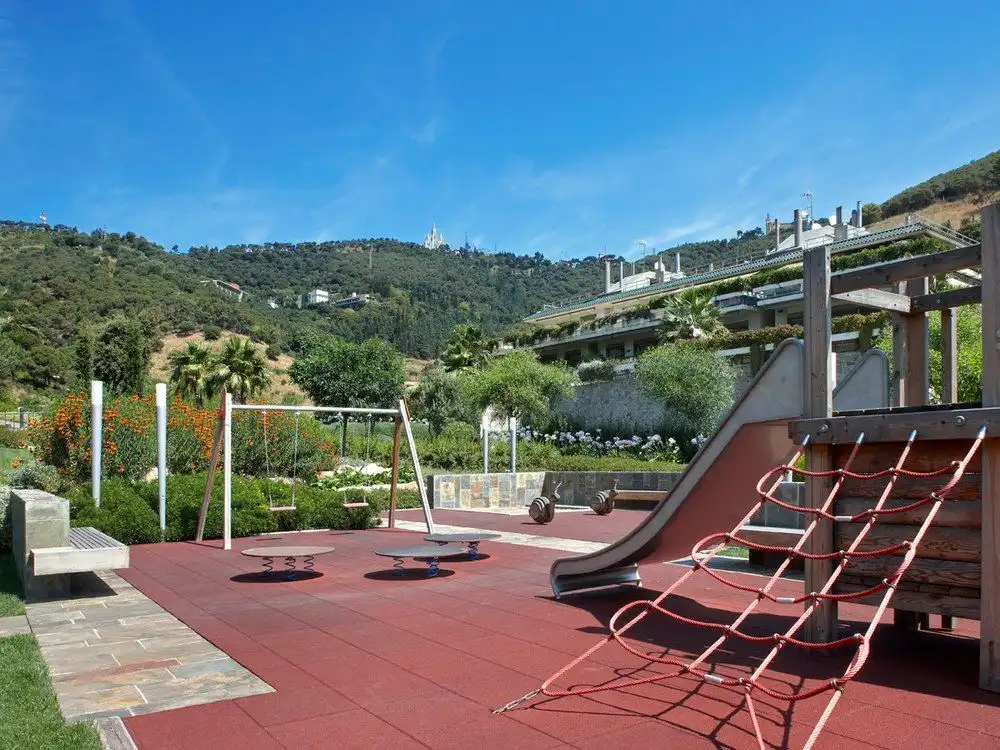 Terrace of Flat for rent in Barcelona  with Private garden, Parquet flooring and Terrace