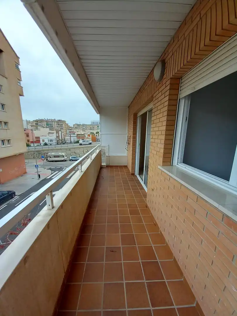 Terraza de Piso de alquiler en Málaga Capital con Aire acondicionado, Terraza y Amueblado