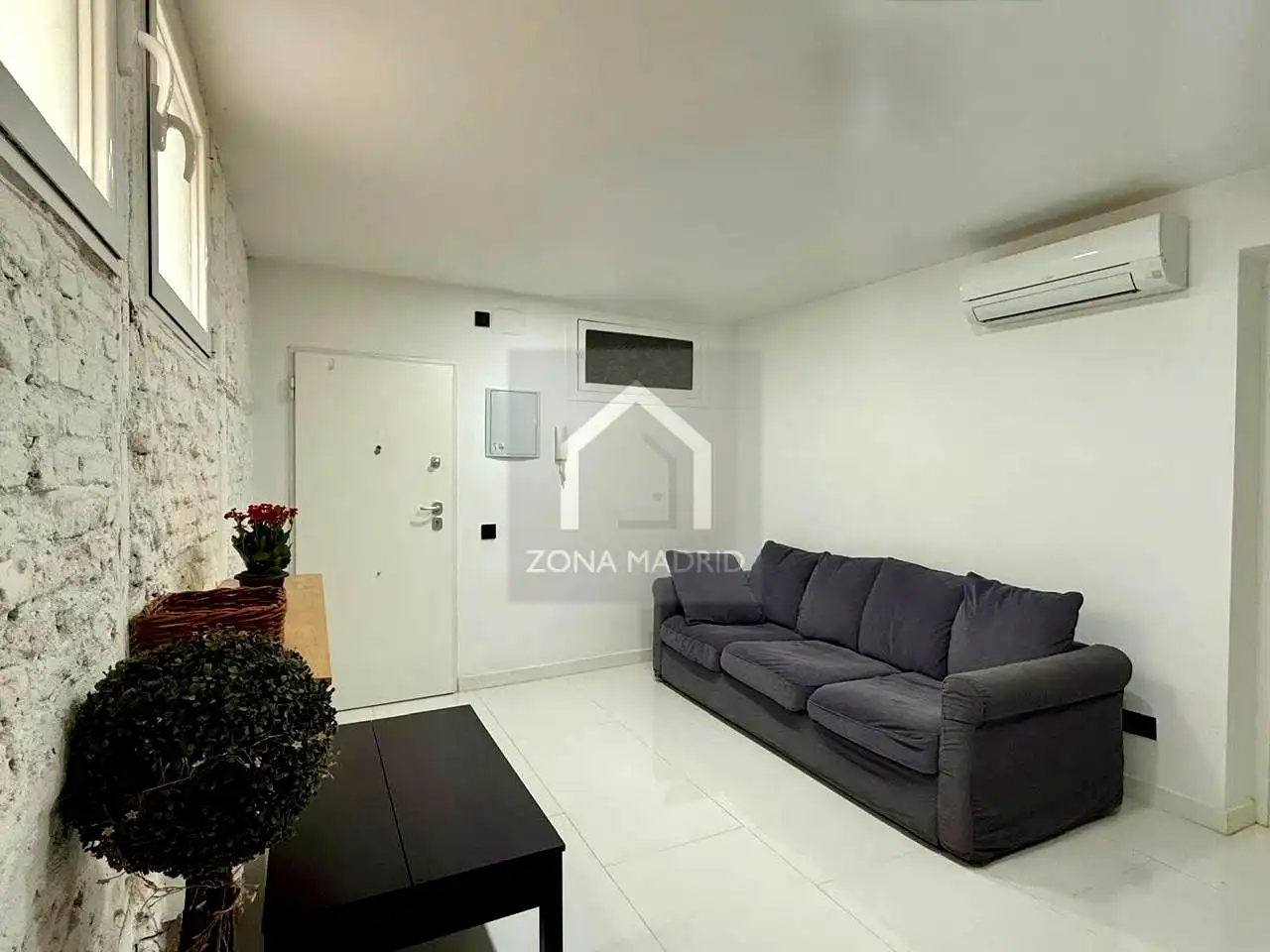 Sala de estar de Piso de alquiler en Madrid con Aire acondicionado y Amueblado