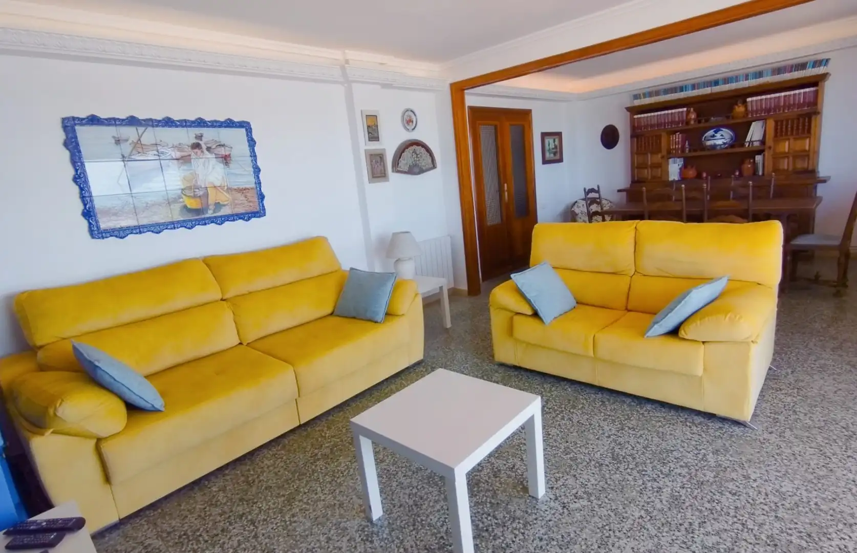 Sala d'estar de Pis en venda en Cullera amb Terrassa i Moblat