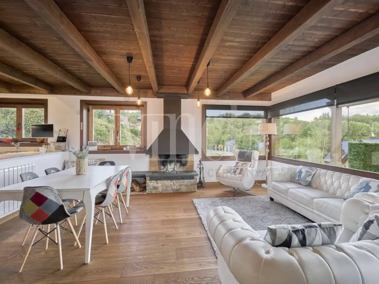 Sala de estar de Casa o chalet en venta en Bolvir con Calefacción, Jardín privado y Parquet
