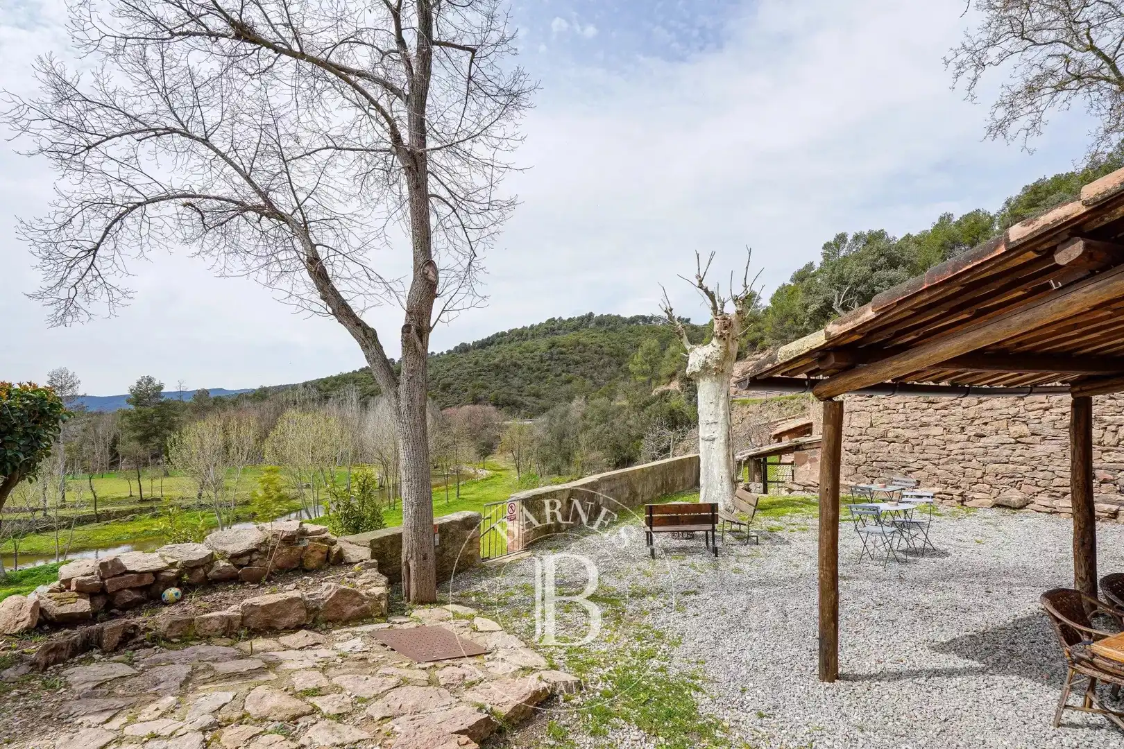 Garden of Houses for sale in Sant Mateu de Bages  with Heating and Internet