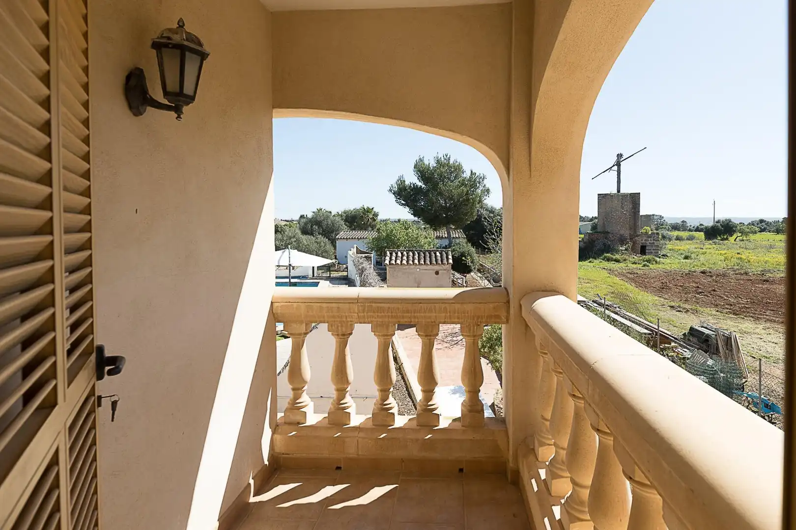 Terrasse von Country house zum Verkauf in  Palma de Mallorca mit Klimaanlage, Heizung und Privatgarten