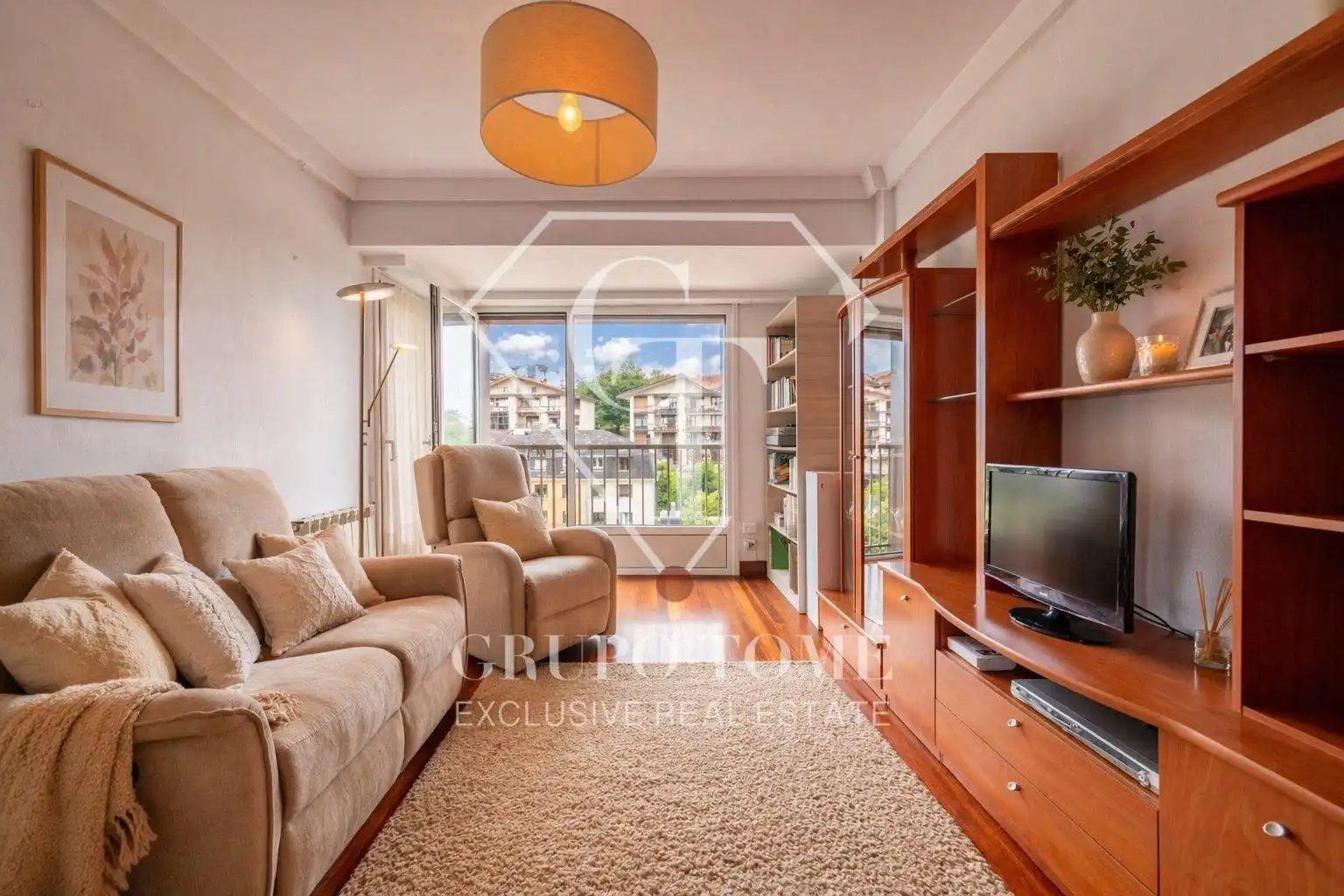 Sala de estar de Piso en venta en Donostia - San Sebastián  con Calefacción, Terraza y Trastero