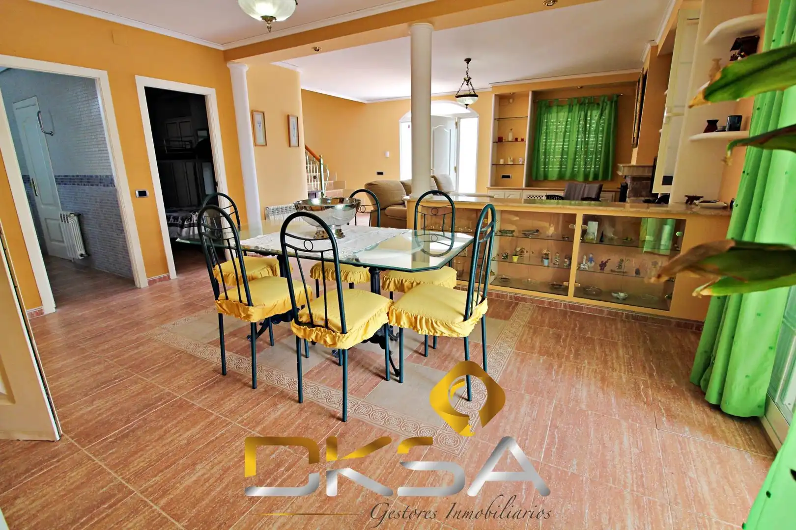 Dining room of Houses for sale in Castellón de la Plana / Castelló de la Plana  with Air Conditioner, Heating and Private garden