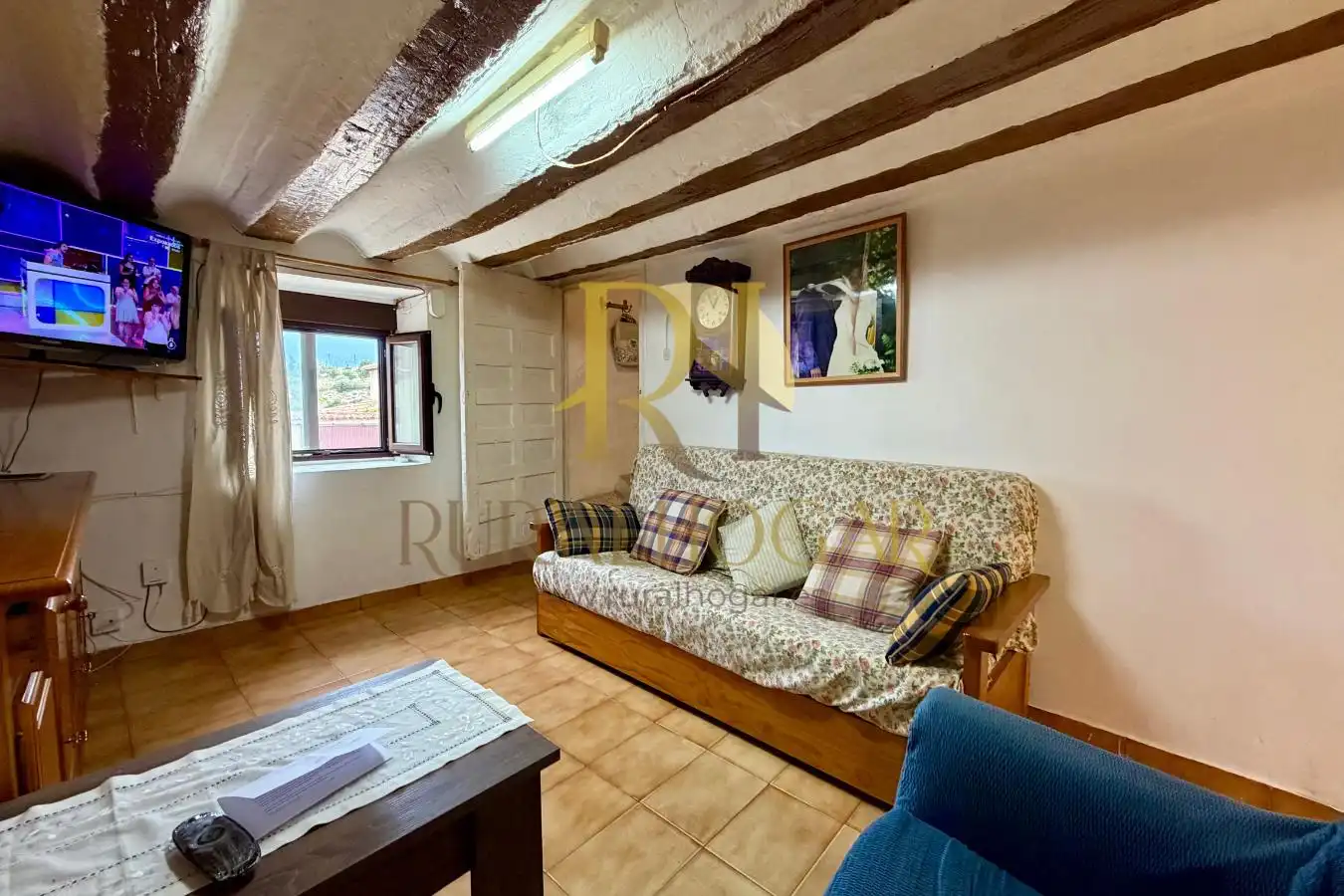 Sala de estar de Casa o chalet en venta en Traíd con Calefacción, Trastero y Amueblado
