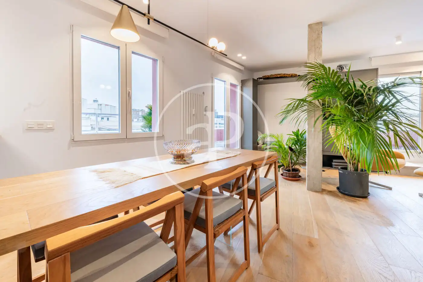 Esszimmer von Wohnung zum Verkauf in Madrid mit Klimaanlage, Heizung und Terrasse