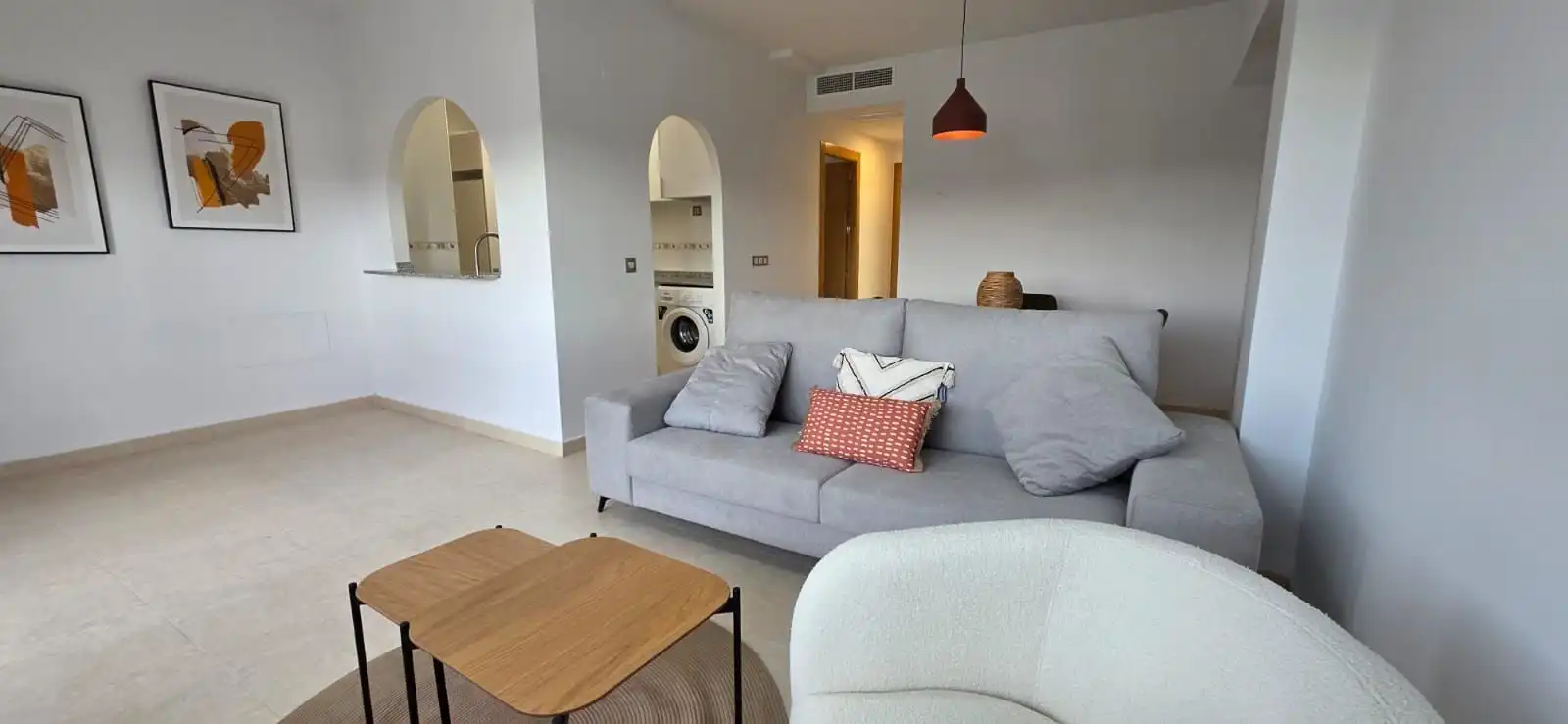 Living room of Apartments for sale in Cuevas del Almanzora  with Air Conditioner, Heating and Storage room