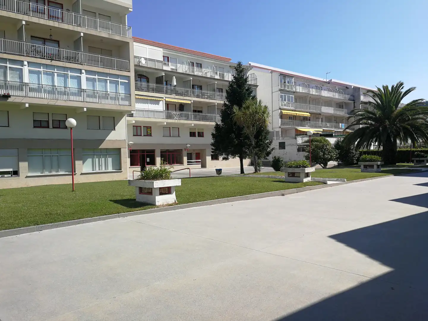 Vista exterior de Piso en venta en Sanxenxo con Jardín privado, Terraza y Piscina