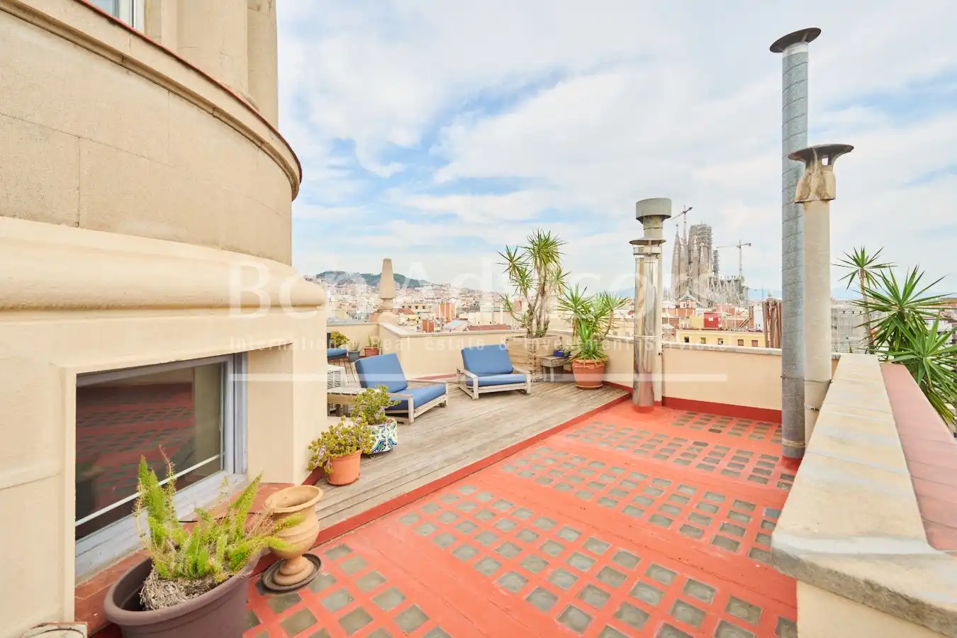 Terrace of Attic for sale in Barcelona  with Air Conditioner, Heating and Parquet flooring