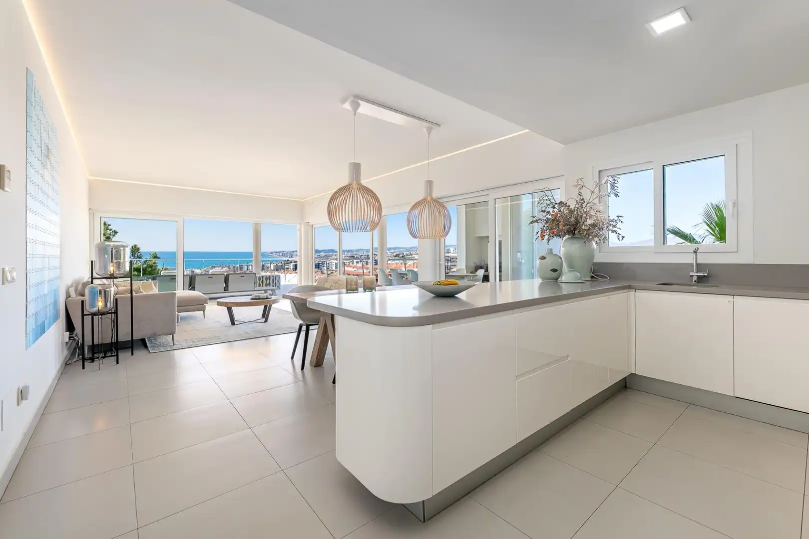 Cuina de Apartament en venda en Benalmádena amb Aire condicionat, Calefacció i Terrassa