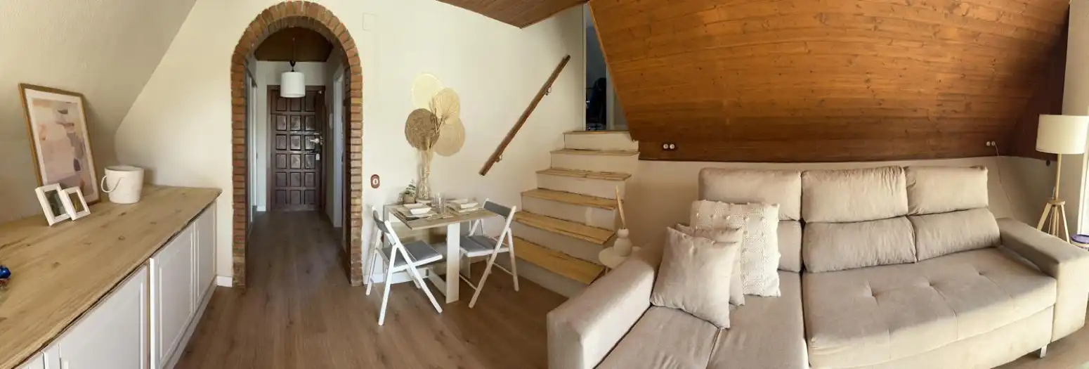 Wohnzimmer von Wohnung zur Miete in Torremolinos mit Terrasse und Möbliert