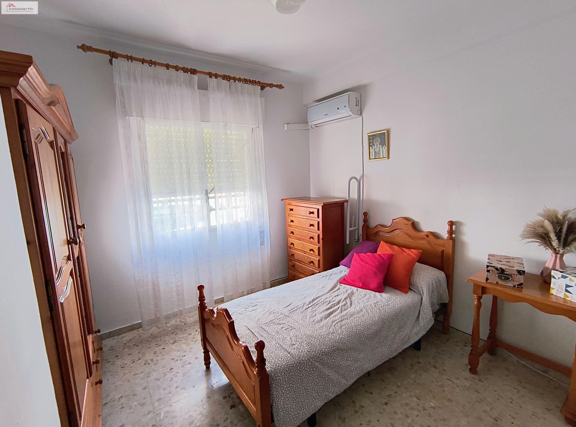 Bedroom of Single-family semi-detached for sale in Alcalá del Río  with Air Conditioner, Storage room and Furnished