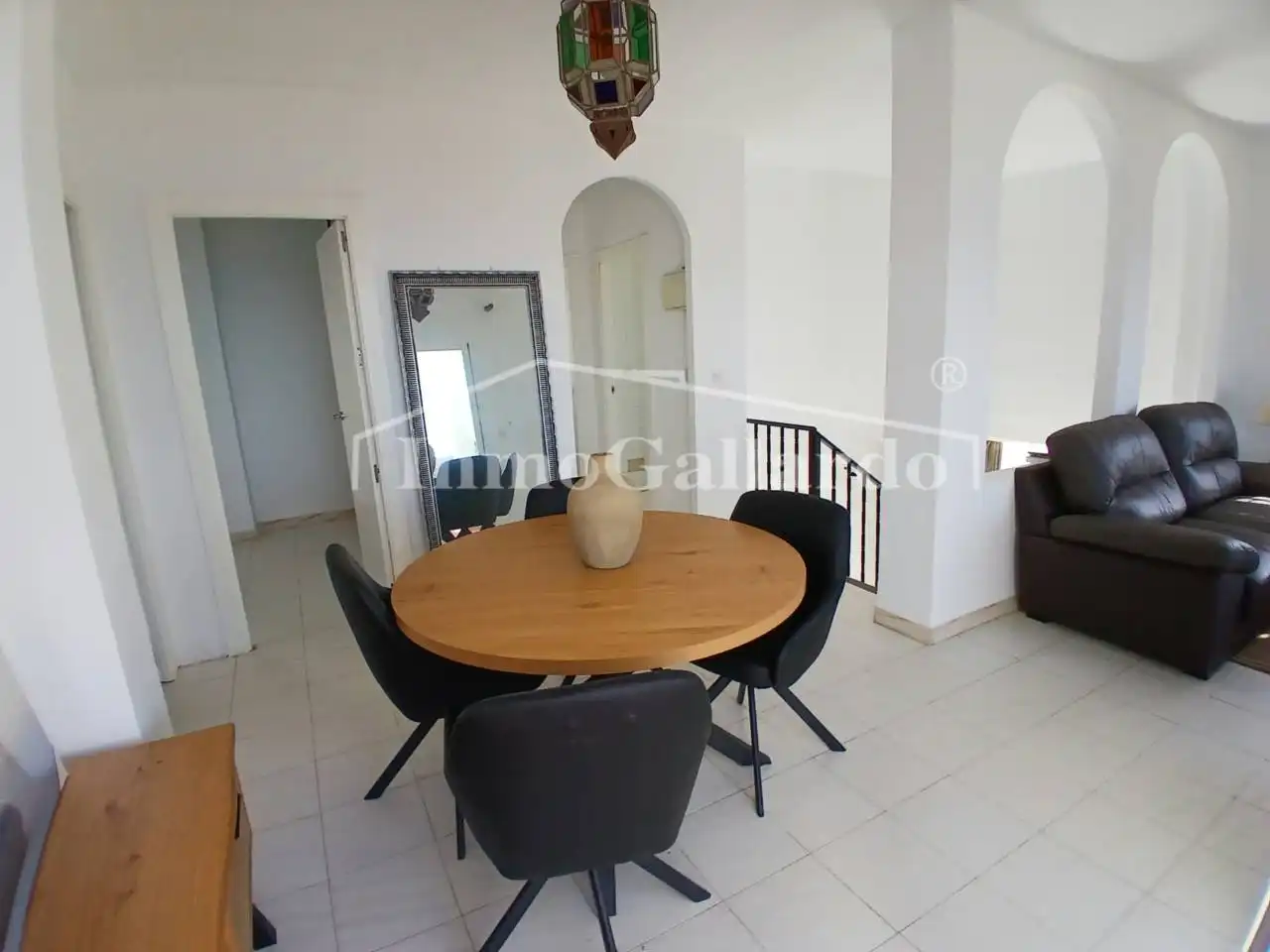 Dining room of Flat for rent in Málaga  with Terrace and Furnished