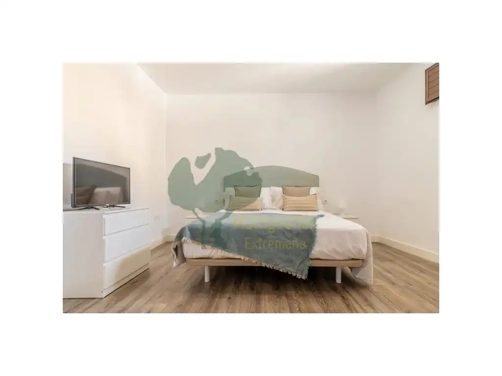 Bedroom of Apartments for rent in Cáceres  with Air Conditioner, Terrace and Furnished