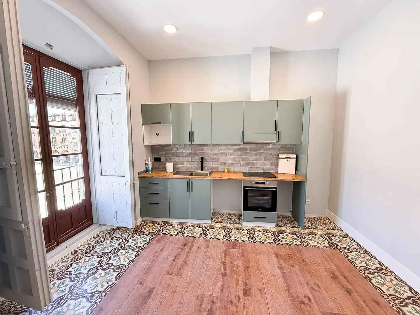 Kitchen of Flat for sale in Ocaña  with Air Conditioner, Terrace and Storage room