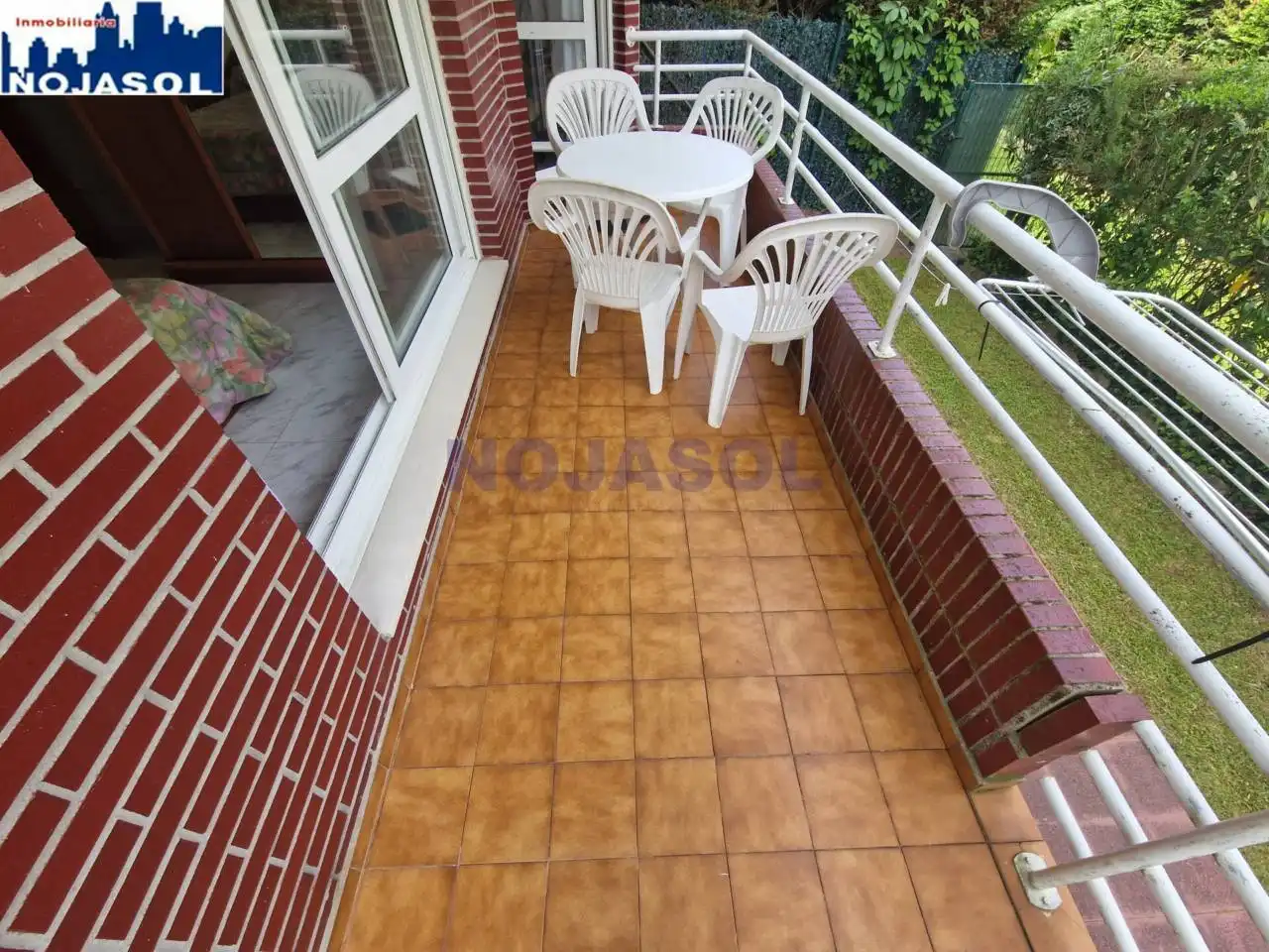 Balcony of Apartments for rent in Noja  with Heating, Private garden and Terrace