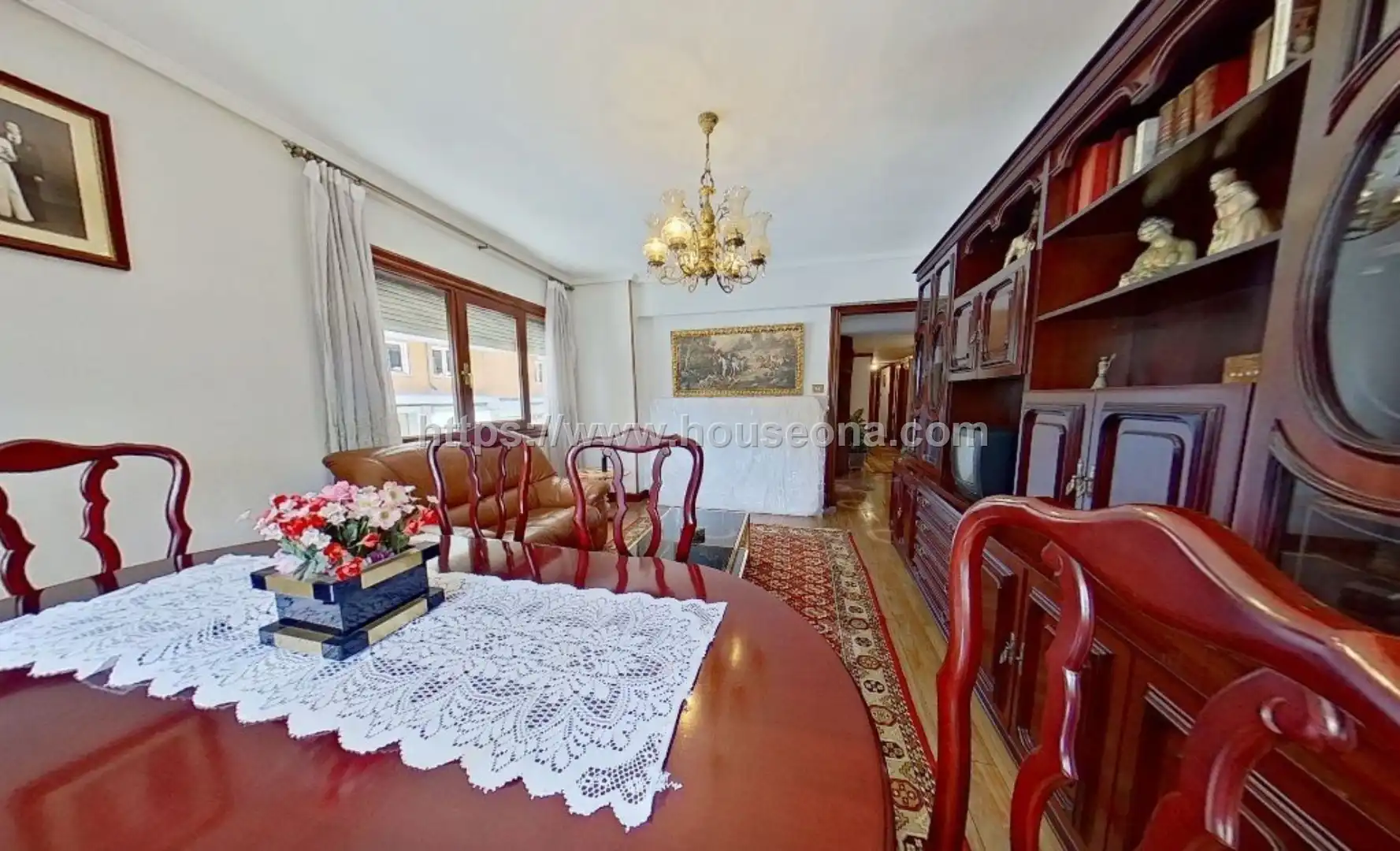 Sala d'estar de Pis en venda en Bilbao  amb Moblat