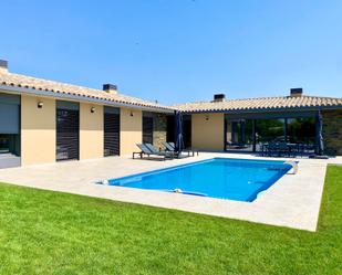 Swimming pool of House or chalet for sale in Ordis  with Air Conditioner, Heating and Private garden