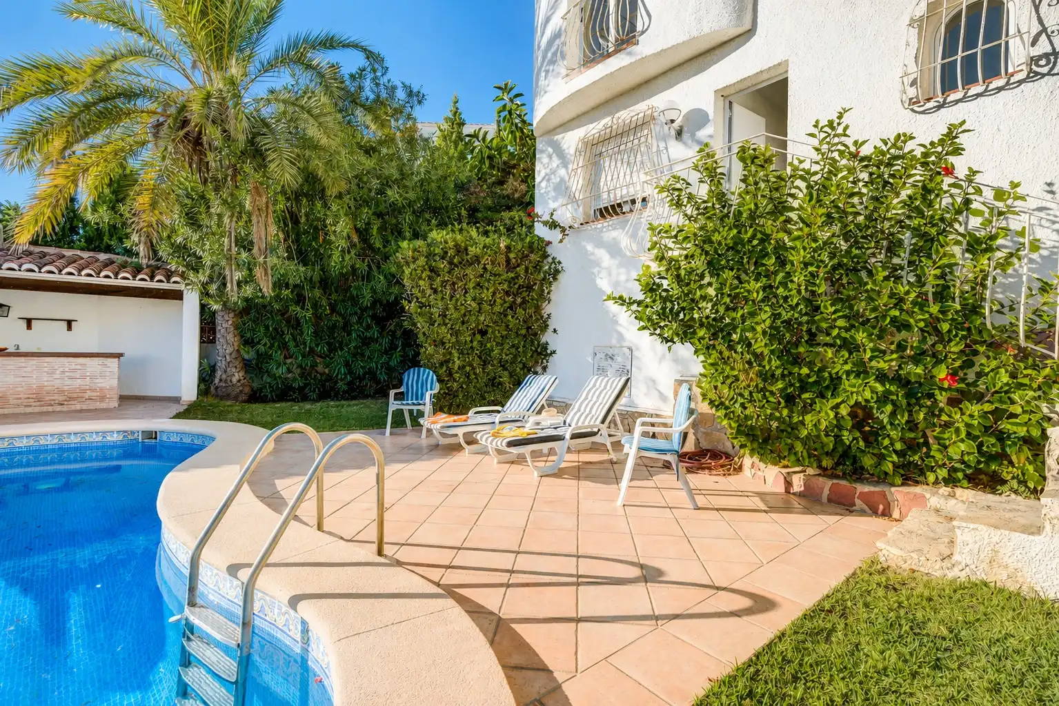 Terraza de Casa o chalet en venta en Jávea / Xàbia con Aire acondicionado y Jardín privado