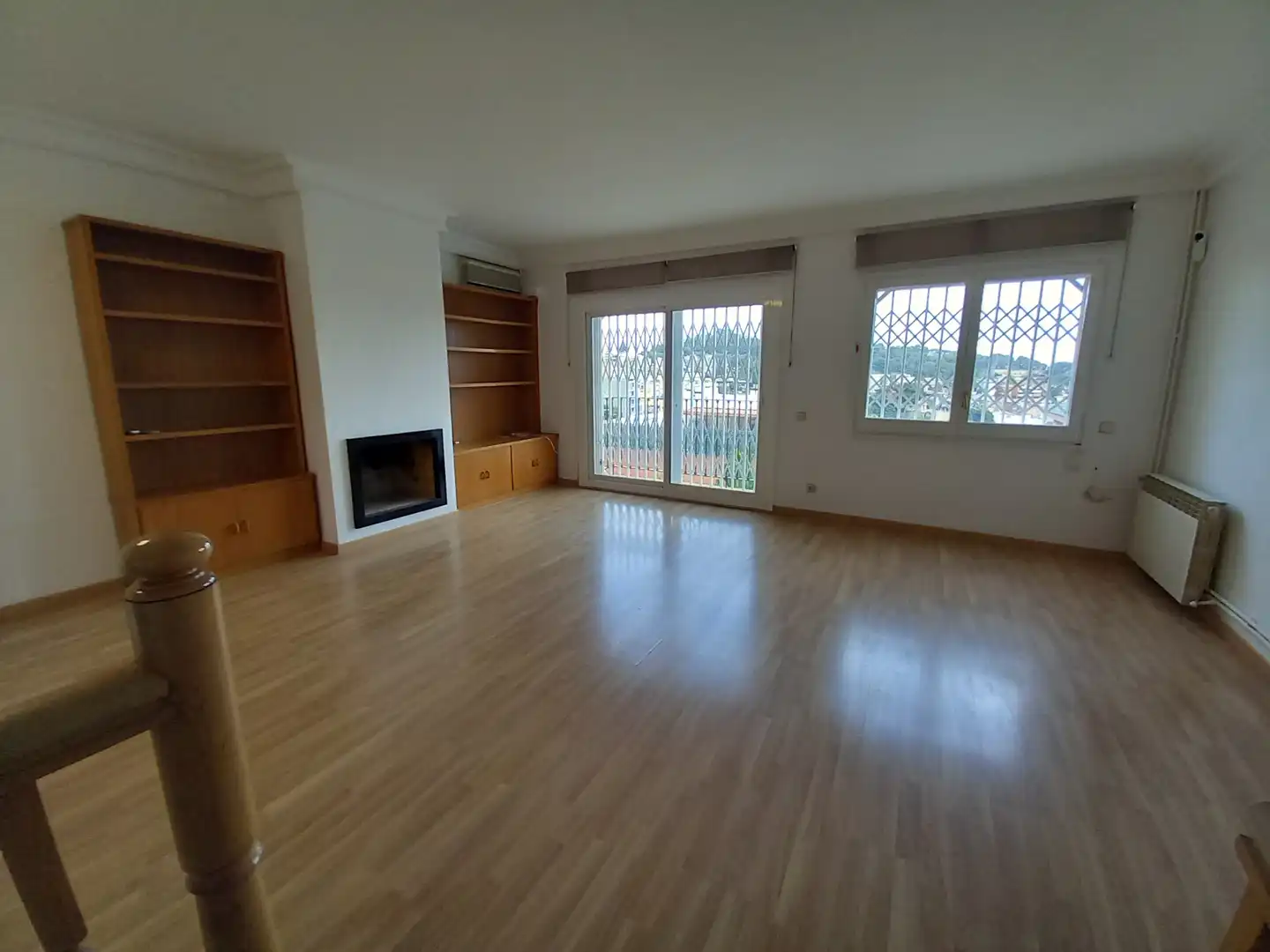 Wohnzimmer von Haus oder Chalet zur Miete in Barcelona mit Klimaanlage, Heizung und Parkett