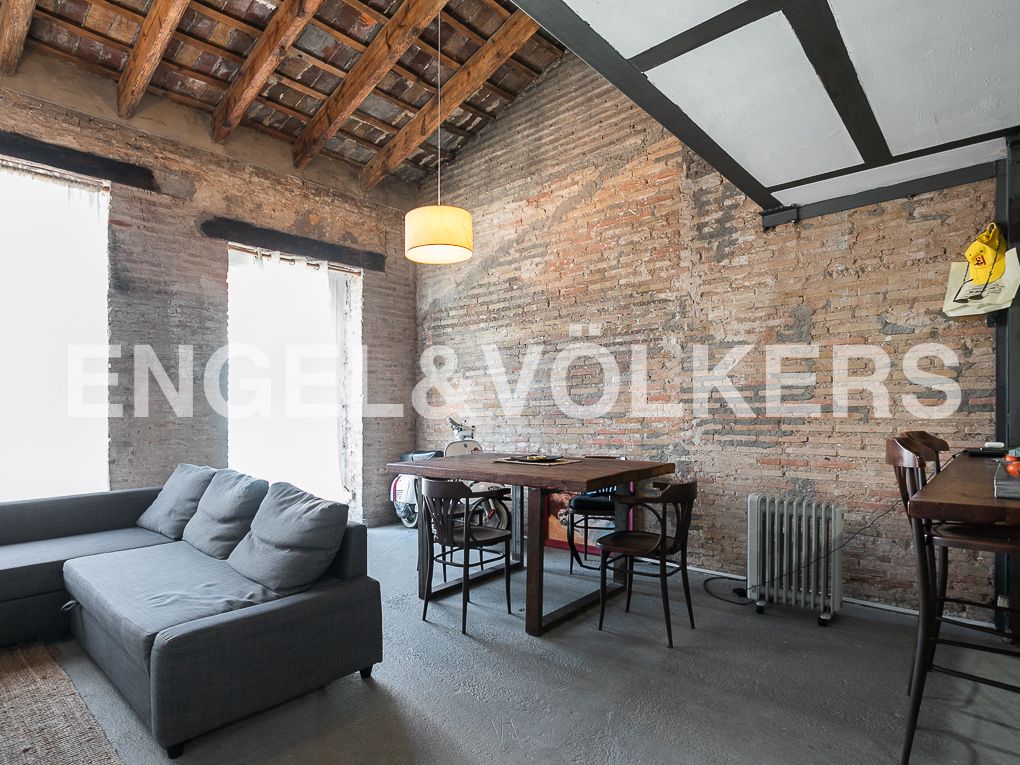 Living room of Single-family semi-detached to rent in  Valencia Capital  with Air Conditioner, Heating and Private garden